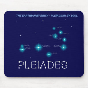 Nordhalbkugel Pleiades Star Formation Mousepad