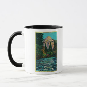Nordhaube und Merced Fluss von den glücklichen Tasse