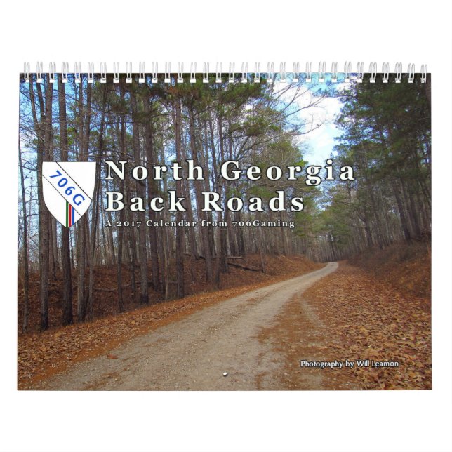 Nordhintere Straßen georgia Kalender (Titelbild)