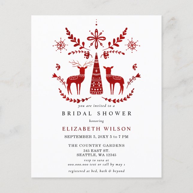 Nordic Buck and Dos Christmas Brautparty (Vorderseite)