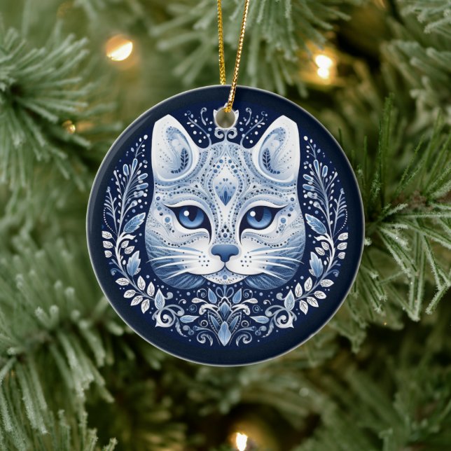 Nordic Cat Ornament (Baum)