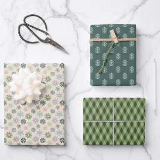 Nordic Christmas Classics Wrapping Paper Sheets Geschenkpapier Set