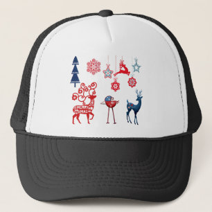 Nordic Christmas Scandivian Christmas Truckerkappe