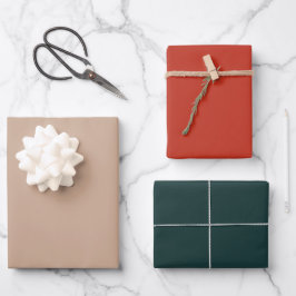Nordic Christmas Wrapping Paper Set Geschenkpapier Set