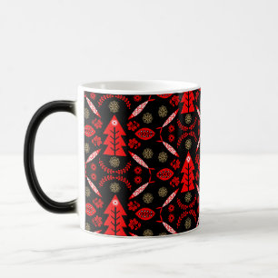 Nordic Folk Art Fish Verwandlungstasse