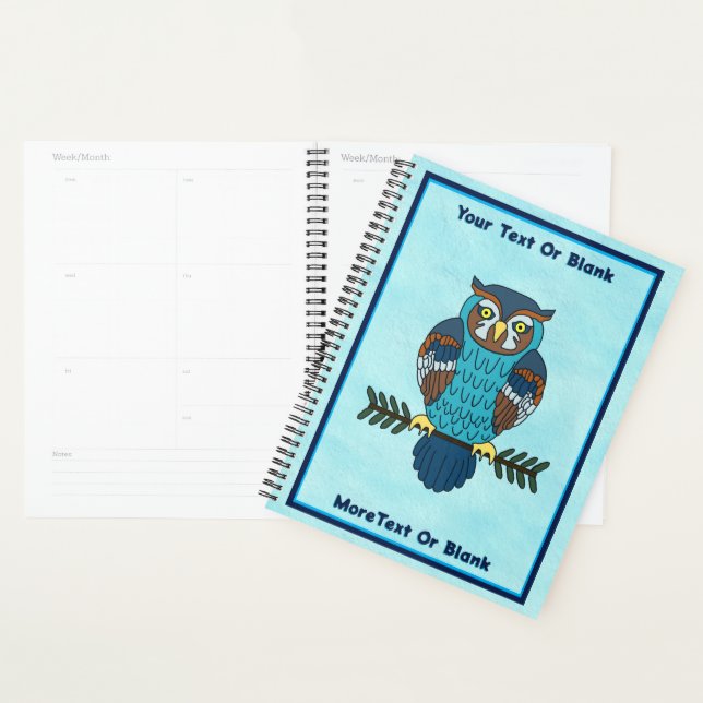 Nordic Folk Art Owl Planer (Anzeige)