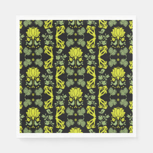 Nordic Forest Mushroom Folklore Art Serviette