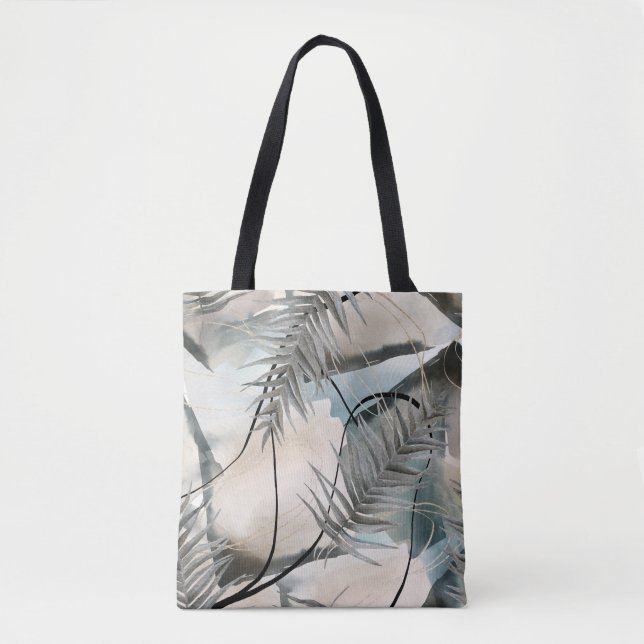 Nordic Geometric Floral Marble Tasche (Vorderseite)