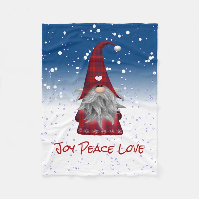 Nordic Gnome Fleecedecke (Vorderseite)