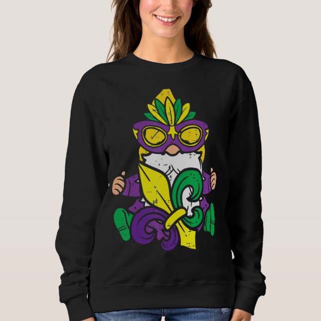 Nordic Gnome Jester Karnival Tomte Men Sweatshirt (Vorderseite)