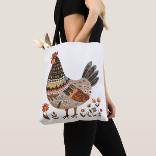 Nordic-Hühnchen-Tragetasche Tasche
