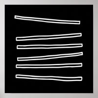 Nordic Minimalistisch Schwarz-weiß Abstrakt Geomet