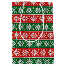 Nordic Noel Knit Mittlere Geschenktüte