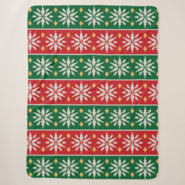 Nordic Noel Knit Sherpadecke