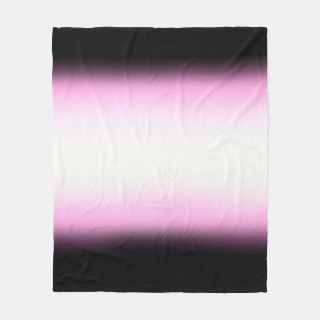 Nordic Pink Black|Pink|White Fleecedecke (Vorderseite)