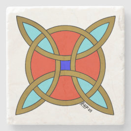 Nordic Protection from Witchcraft or Witch's Knot Steinuntersetzer