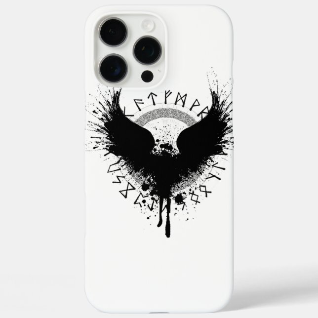 Nordic Raven iPhone 16 Pro Max Hülle (Rückseite)