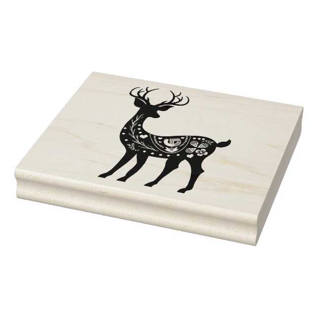 Nordic Reindeer Gummistempel (Stempel)