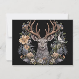 Nordic Retro Pagan Artistic Postcard Postkarte