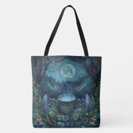 Nordic Samhain Tragetaschen - Hexen Cauldron Desig Tasche