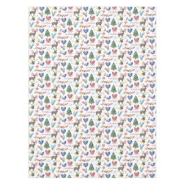 Nordic Scandinavian Style Christmas Pattern Tablec Tischdecke