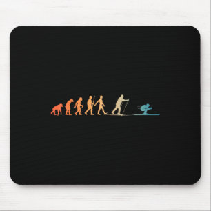 Nordic Ski Art Men Snowboard Skifahren Lo Mousepad