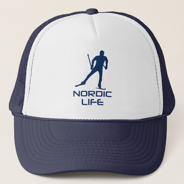 Nordic Ski Life Truckerkappe (Vorderseite)