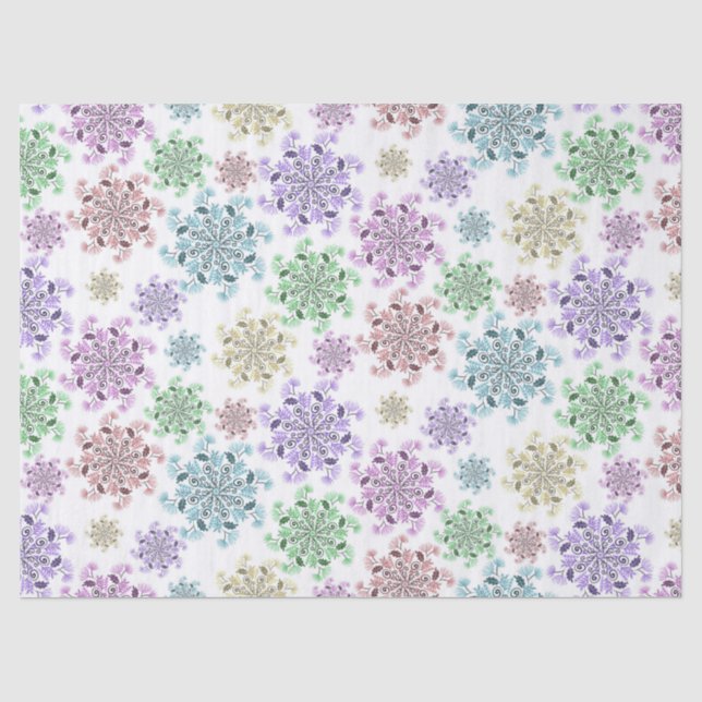 Nordic Snow Garden  Seidenpapier (Vorderseite)
