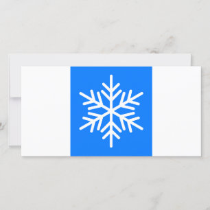 Nordic Snowflake Bright Alpine Blaue Streifen
