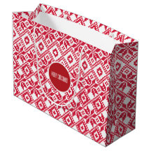 Nordic Snowflake Pattern Individuelle Name Weihnac