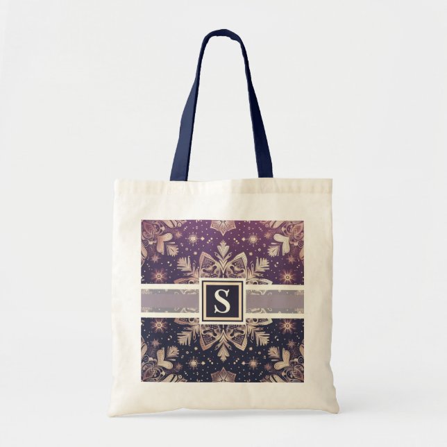 Nordic Snowflake Splendor Tragetasche (Vorne)