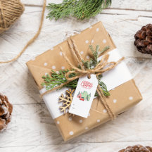 Nordic Snowy House & Red Car Weihnachten