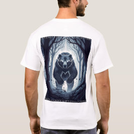 Nordic Spirit Bär T-Shirt - Mystischer Waldhüter