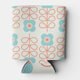 Nordic Style Geometric Floral Vintag. Dosenkühler