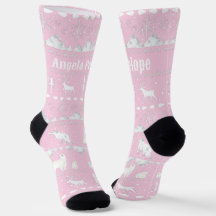 Nordic Sweater Winter Animes Ihren Namen rosa hinz