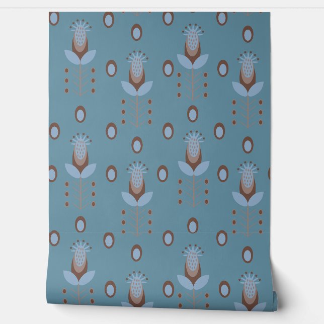 Nordic Thistle Tapete (Abrollen)