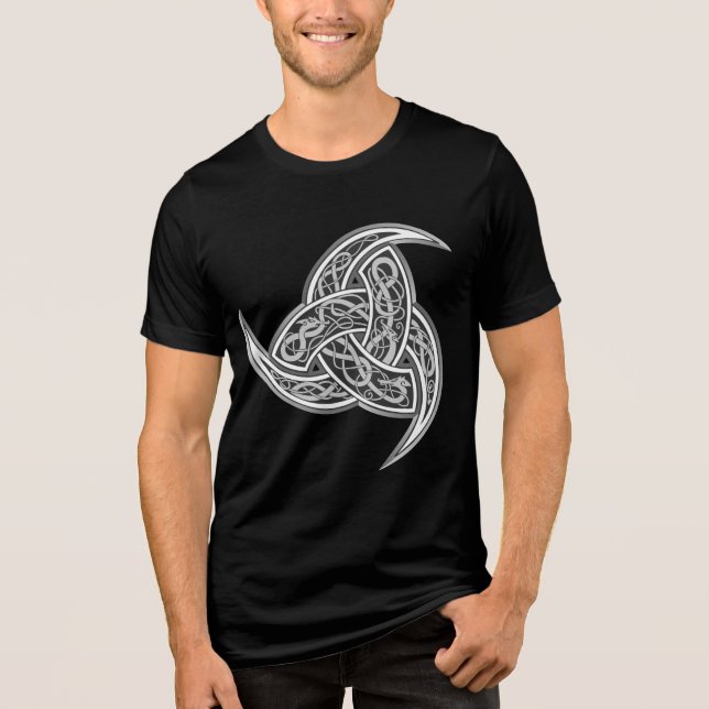 Nordic Triskelion Tri-Blend Shirt (Vorderseite)