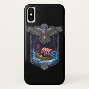 Nordic Viking Ship Raven Case-Mate iPhone Hülle