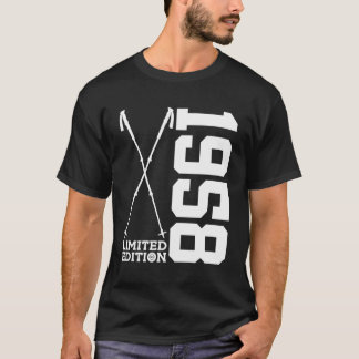 Nordic Walking 1958 Wandern 65. Geburtstag T-Shirt