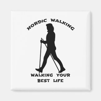Nordic Walking - Das beste Leben Magnet