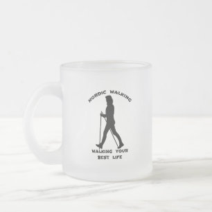 Nordic Walking - Das beste Leben Mattglastasse