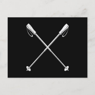 Nordic Walking Sticks Sport Postkarte