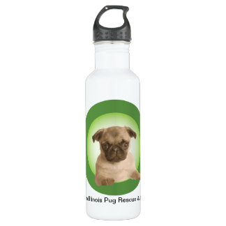 Nordillinois-Mops-Rettung Trinkflasche
