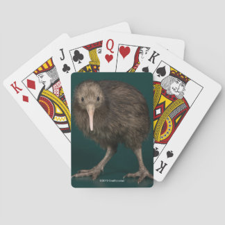 Nordinsel-Brown-Kiwi Spielkarten