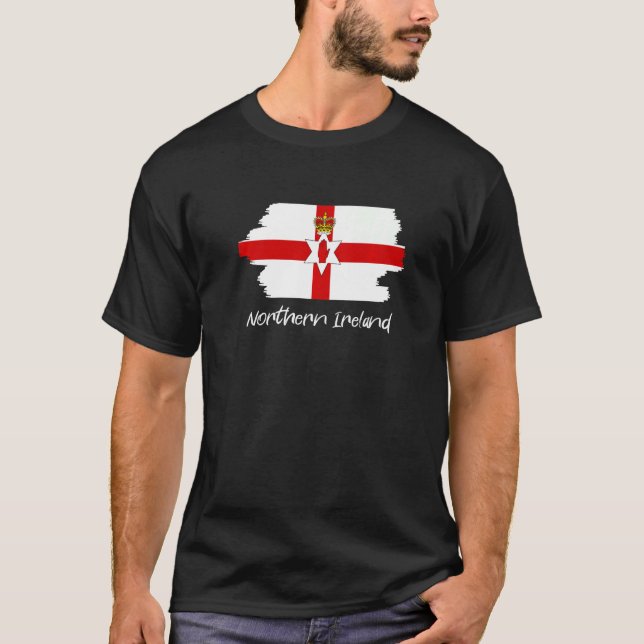 Nordirische Flagge Nordirland 1 T-Shirt (Vorderseite)