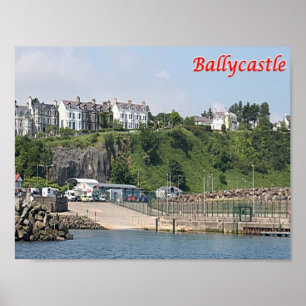 Nordirland - Ballycastle - Poster