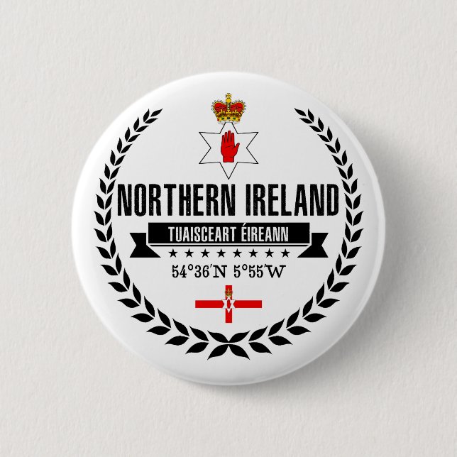 Nordirland Button (Vorderseite)