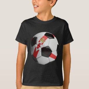 Nordirland-Flagge Fußballsport Ll T-Shirt