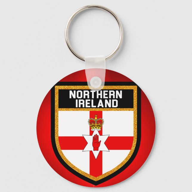 Nordirland-Flagge Schlüsselanhänger (Vorderseite)