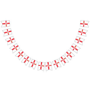 Nordirland-Flaggenbanner Wimpelkette